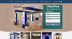 Desktop Screenshot of creativecancunintl.com